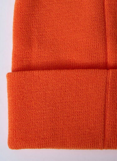 Stüssy Logo Motif Beanie Hat Orange sts0160021