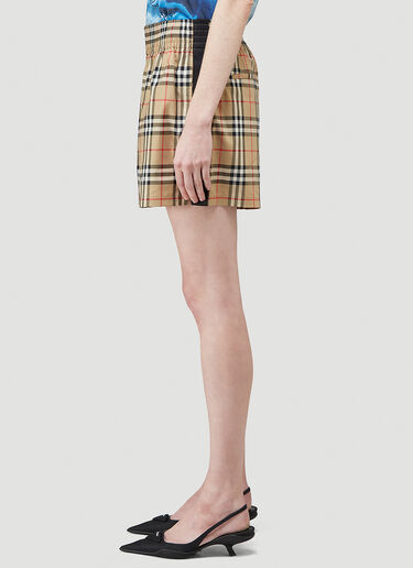 Burberry Audrey Vintage Check Shorts Beige bur0244005