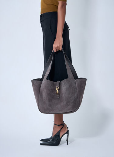 Saint Laurent Le 5 à 7 Bea Shoulder Bag Brown sla0262041