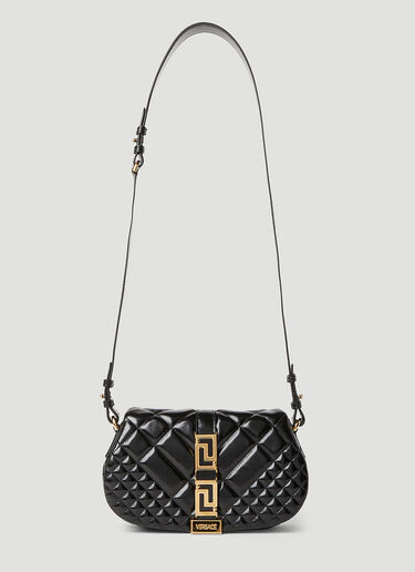 Versace Greca Goddess Shoulder Bag Black vrs0253045