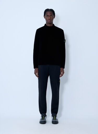 Logo Patch Sweater Stone Island Logo Patch Sweater Black sto0164012