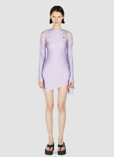 Coperni Draped Dress Lilac cpn0251003