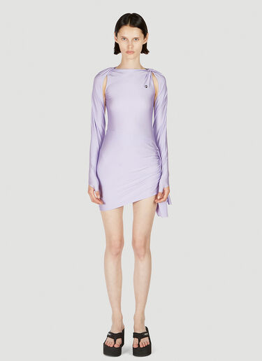 Coperni 垂褶连衣裙 丁香紫 cpn0251003