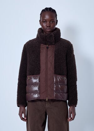 Moncler Glorieux Zipped Jacket Brown mon0266023