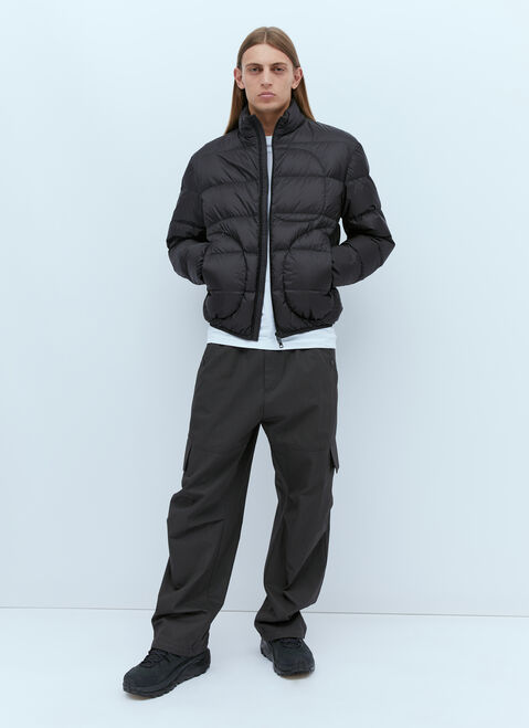 Moncler Heze Short Down Jacket Khaki mon0154036
