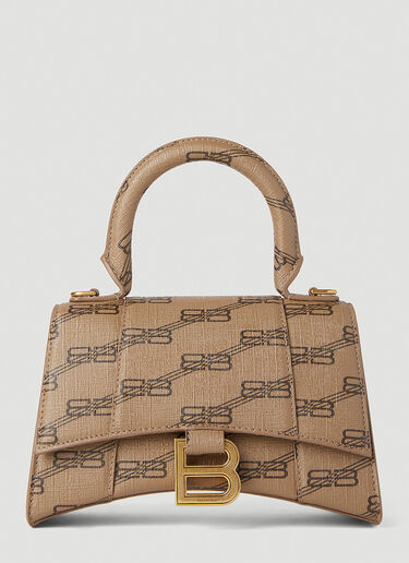 Balenciaga Hourglass XS Shoulder Bag Beige bal0251081