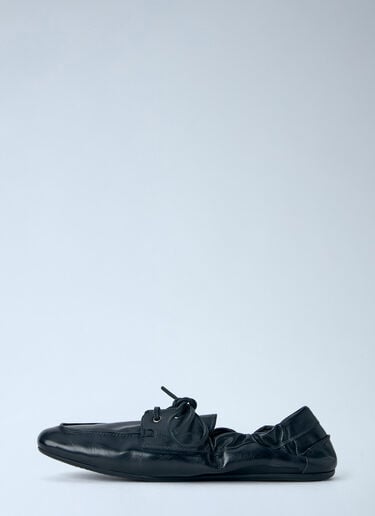 LN-CC® - Prada: Leather Moccasins - Black Prada Leather Moccasins Black pra0166012