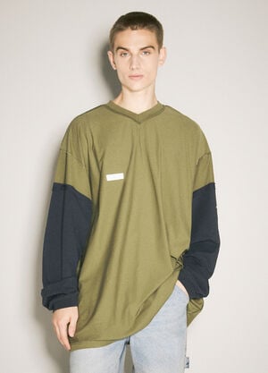 Vetements Inside-Out Shark T-Shirt Green vet0158009