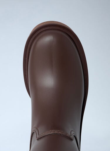Kickstream Rain Boots Moncler Kickstream Rain Boots Brown mon0263050