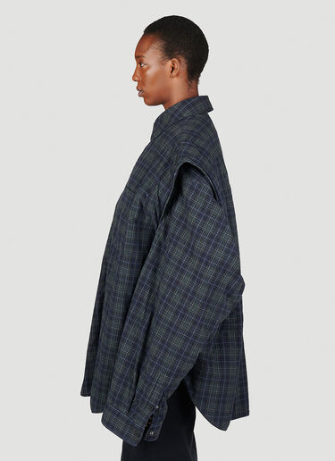 Balenciaga Oversized Detachble Shirt Grey bal0253004