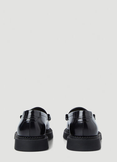 Saint Laurent Anthony Penny Loafers Black sla0145028