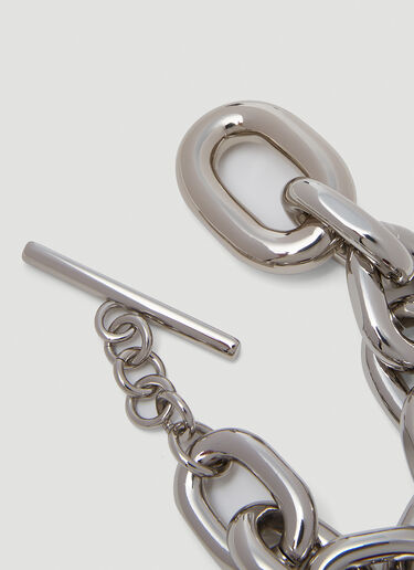 Rabanne XL Chain Link Bracelet Silver pac0249029