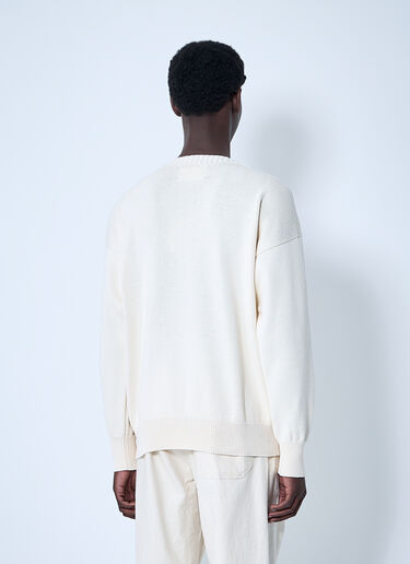 MHL Cross Over Crew Dry Sweater White mhl0160003