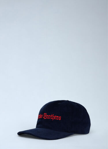 Logo Motif Baseball Cap Brain Dead x Brooks Brothers Logo Motif Baseball Cap Navy brb0162006