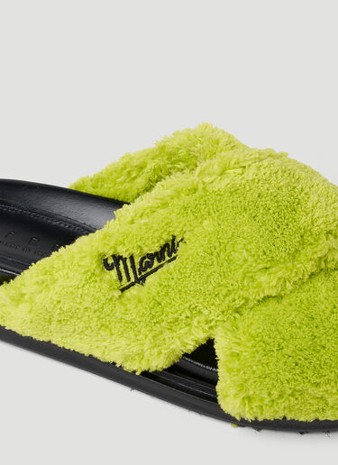 Marni Fussbett Slides Green mni0252019