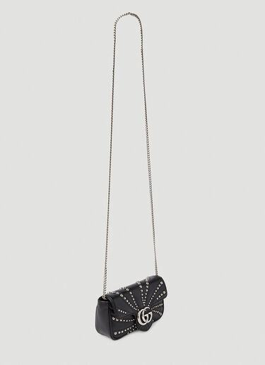Gucci GG Marmont Super Mini Shoulder Bag Black guc0251267