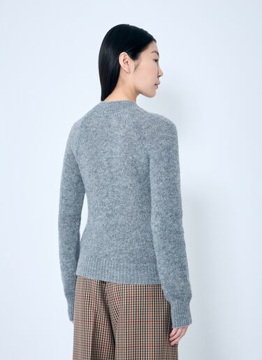 Dries Van Noten Texas Wool-Blend Sweater Grey dvn0258025