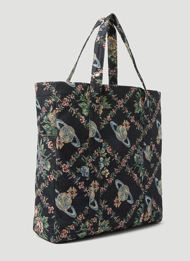 Vivienne Westwood Murray Recycled Nylon Tote Bag Navy vvw0153015