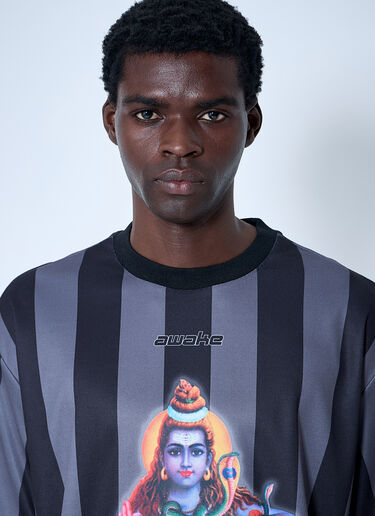 Awake NY ロゴモチーフTシャツ ブラック awk0160012