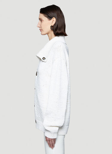 Bottega Veneta Knitted Cardigan White bov0241010