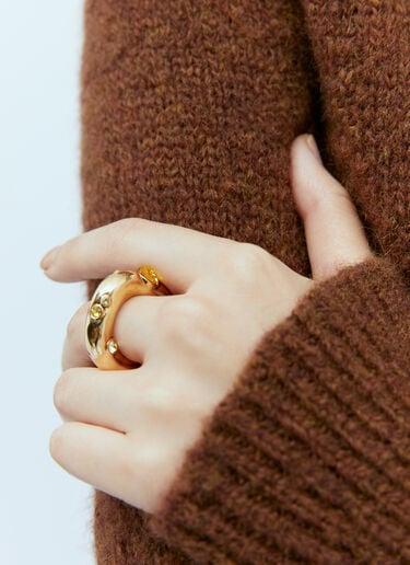 Embellished Ring Dries Van Noten Embellished Ring Gold dvn0254039