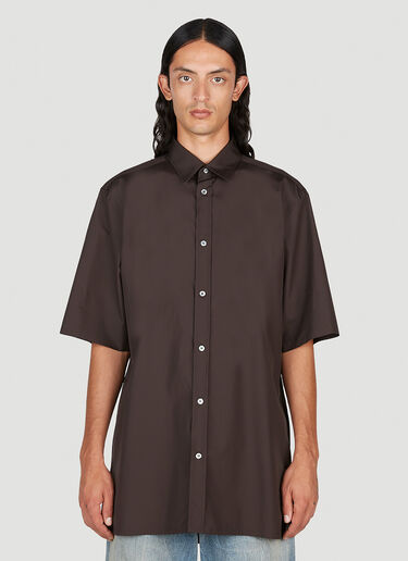Maison Margiela Short Sleeve Shirt Brown mla0153008
