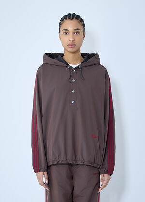 adidas by Wales Bonner Hooded Anorak Jacket Brown awb0359023