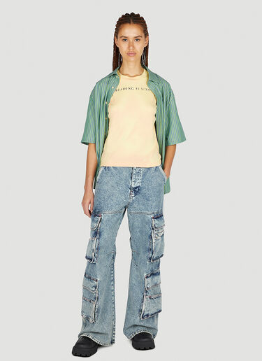 Acne Studios Heat Reactive T-Shirt Yellow acn0251042