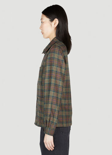 A.P.C. Julia Check Jacket Brown apc0253002