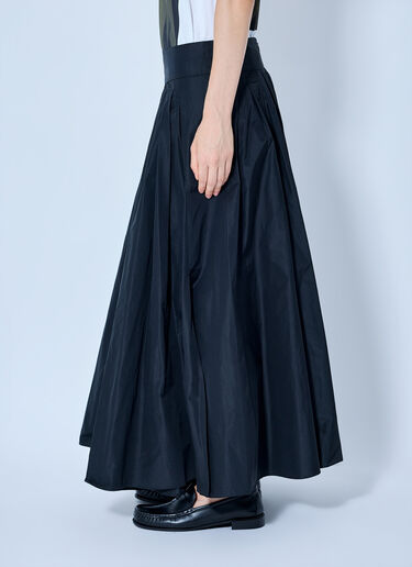 LN-CC® - Max Mara: Pleated Maxi Skirt - Black Max Mara Pleated Maxi Skirt Black max0265202