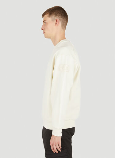 Stone Island 컴퍼스 패치 스웻셔츠 크림 sto0150021