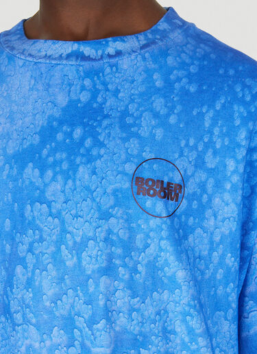 Boiler Room OG 피그먼트 레이브 티셔츠 블루 bor0348019