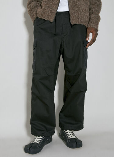 Comme des Garçons Homme 드로스트링 웨이스트 팬츠 블랙 cdh0154001