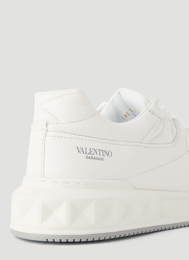 Valentino One-Stud Low-Top Sneakers White val0145064