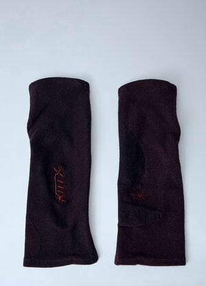 SKIN SERIES Embroidered Wool Socks Brown sks0264008