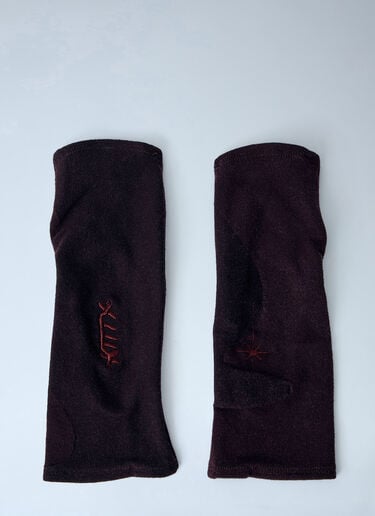 SKIN SERIES Embroidered Wool Socks Brown sks0264008