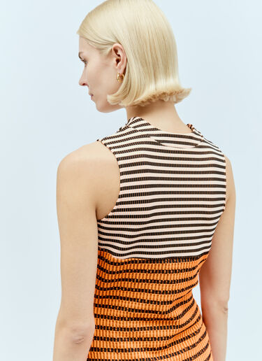 Reward If Found Cardi Striped Dress Orange rif0256003