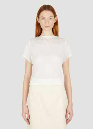 Wynn Hamlyn Crinkle Top Beige wyh0247014