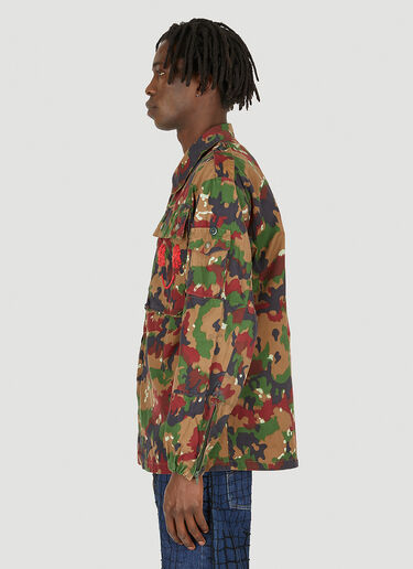 Embroidered Military Jacket DRx FARMAxY FOR LN-CC Embroidered Military Jacket Green drx0348002