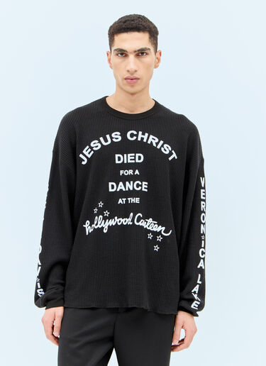 Paly 헐리우드 캔틴 써멀 티셔츠  블랙 pal0156007