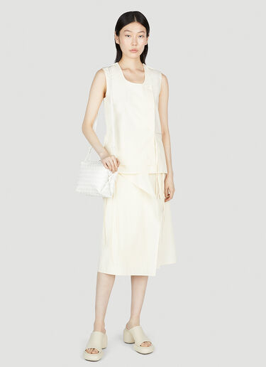 Lemaire Layered Skirt Cream lem0252008