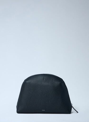 TOTEME Leather Day Pouch Black tot0263083