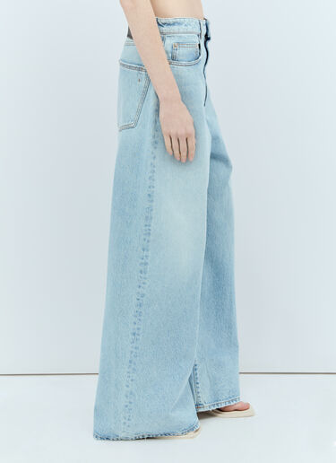 Sportmax Wide Leg Jeans Blue spx0256008