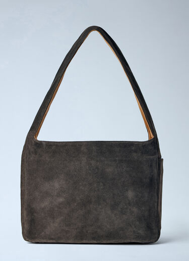 Our Legacy Grande Brick Suede Shoulder Bag Brown our0264035