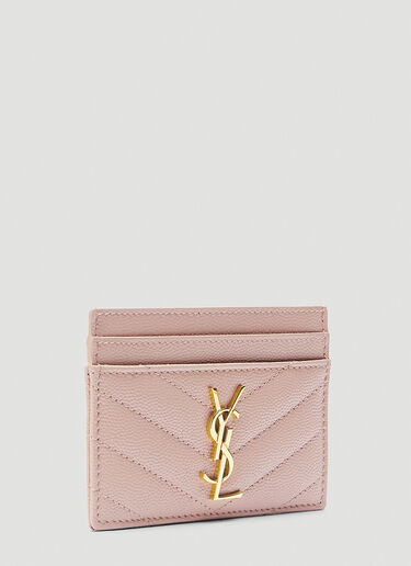 Saint Laurent Monogram Cardholder Beige sla0243088