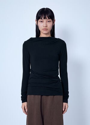 Entire Studios Drape Top Black ent0266012