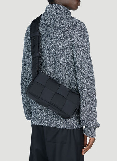 Bottega Veneta Sac Bandoulière Matelassé Cassette Noir bov0153029