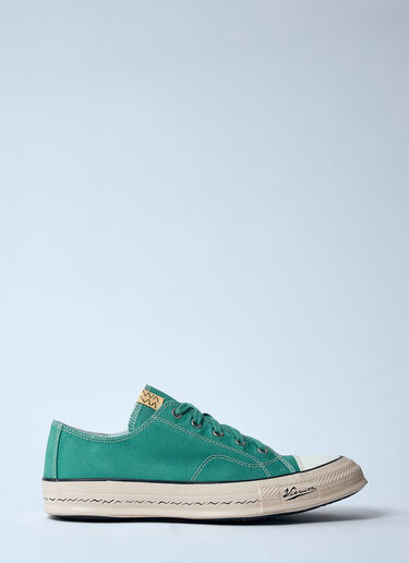 Visvim Skagway Low Top Sneakers Green vis0158002