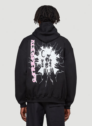 Garbage TV Logo Hooded Sweatshirt Black gtv0142006