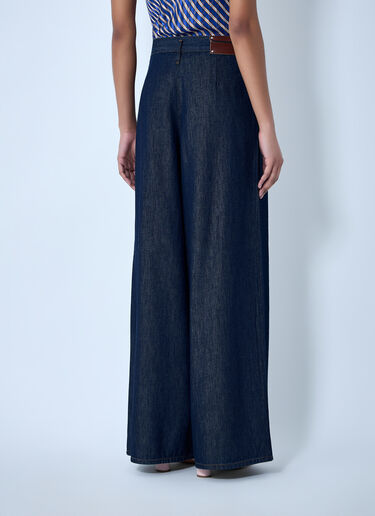 Dries Van Noten Wide-Leg Denim Trousers Blue dvn0263012